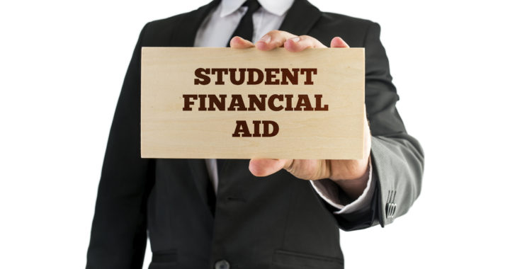 Financial Aid sign