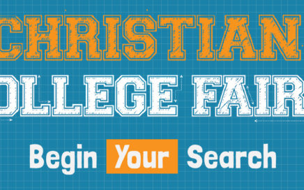 Christian college fair banner